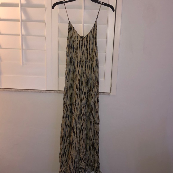 zara tie dye maxi dress